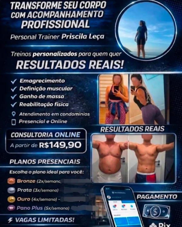 Treino com Priscila em Rio de Janeiro