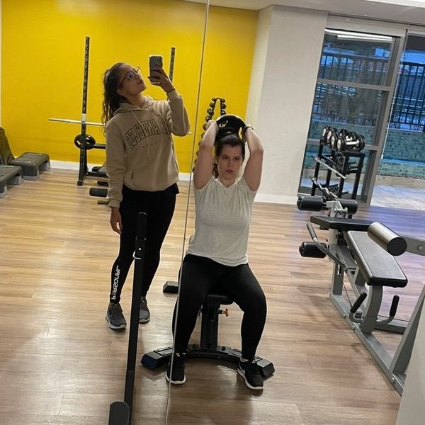 Treino com Thuany Souza em São Paulo