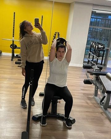 Treino com Thuany Souza em São Paulo